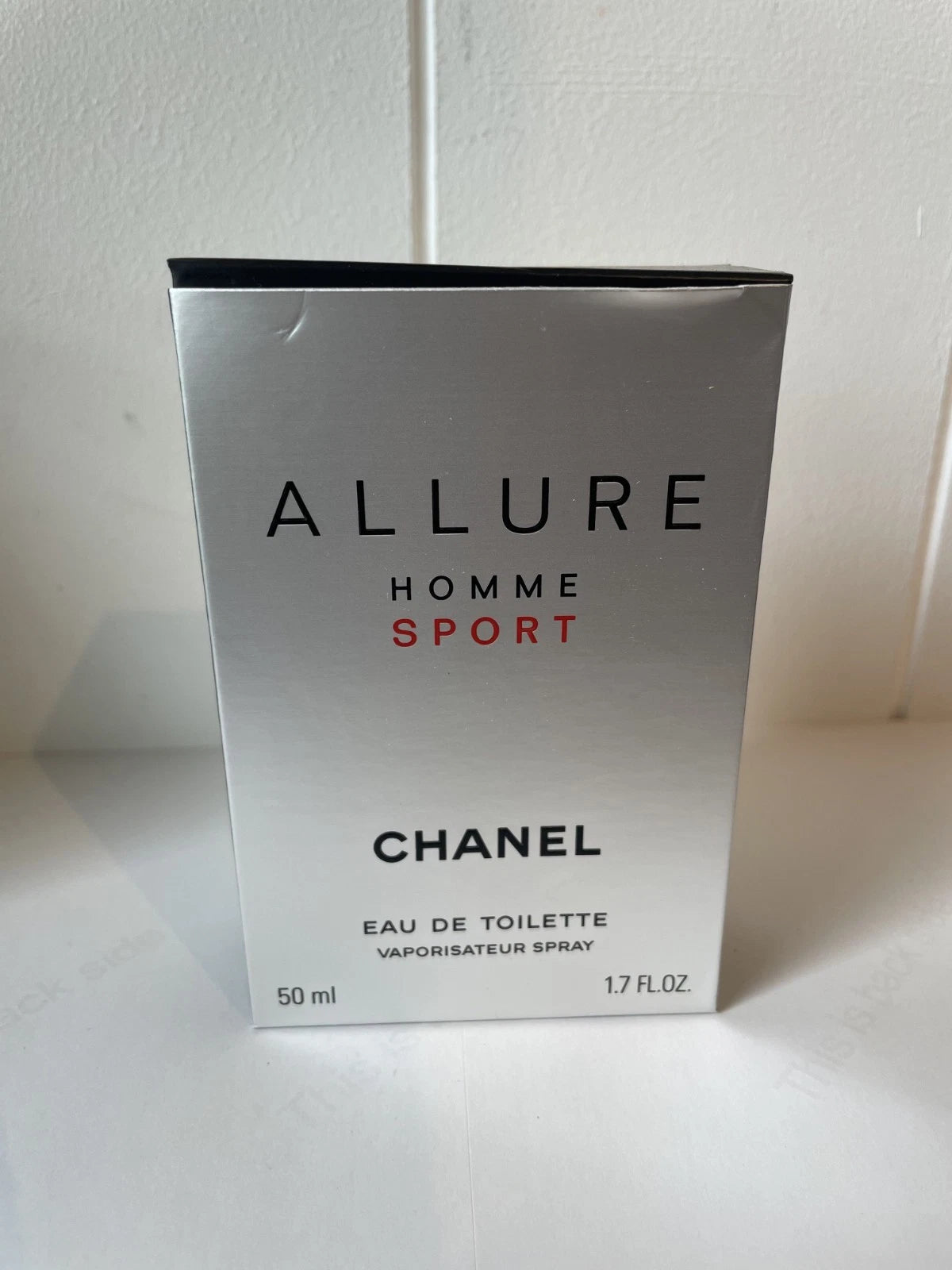 Chanel Allure Homme Sport Eau de Toilette 1.7 oz / 50ml Authentic New Unsealed