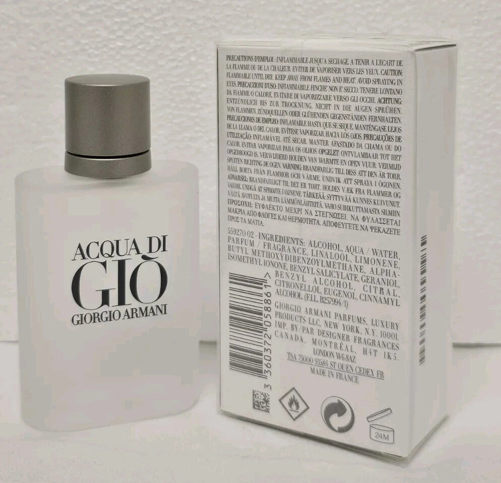 Acqua di Giò by Giorgio Armani Eau de Toilette EDT Spray for Men 50ml / 1.7 oz