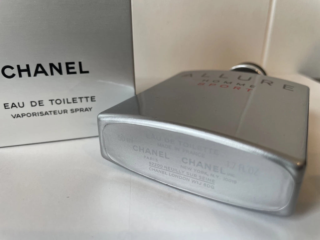Chanel Allure Homme Sport Eau de Toilette 1.7 oz / 50ml Authentic New Unsealed
