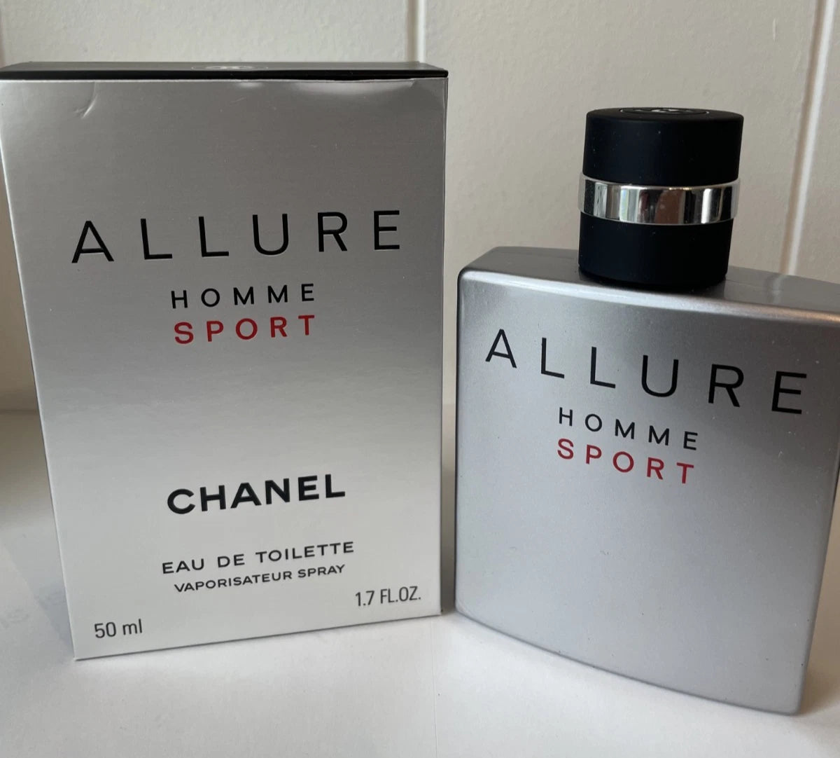 Chanel Allure Homme Sport Eau de Toilette 1.7 oz / 50ml Authentic New Unsealed
